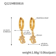 Q121-Gold Earrings Picture8