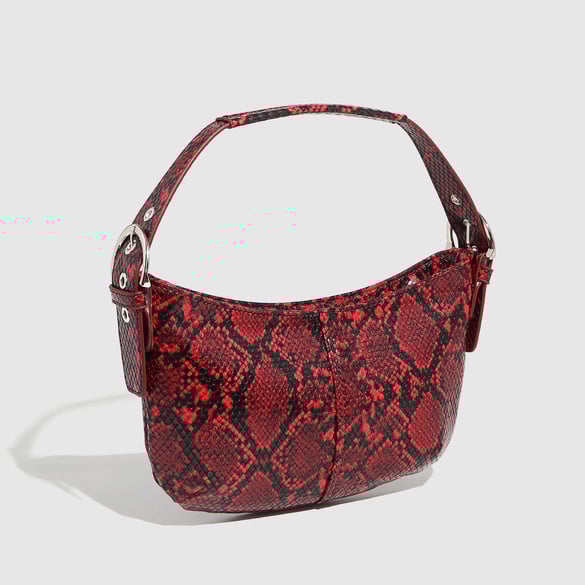 1 pieza de bolso de mano de PU con estampado de leopardo clásico de serie lujosa para mujer 2