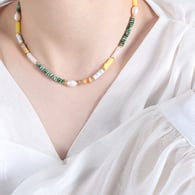 P1595-Collana in oro-40+5cm Immagine2