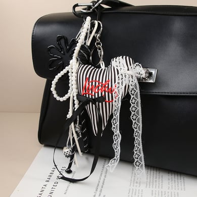 1 Piece Romantic Series Cute Heart Polyester Women's Bag Charms h5 Picture5