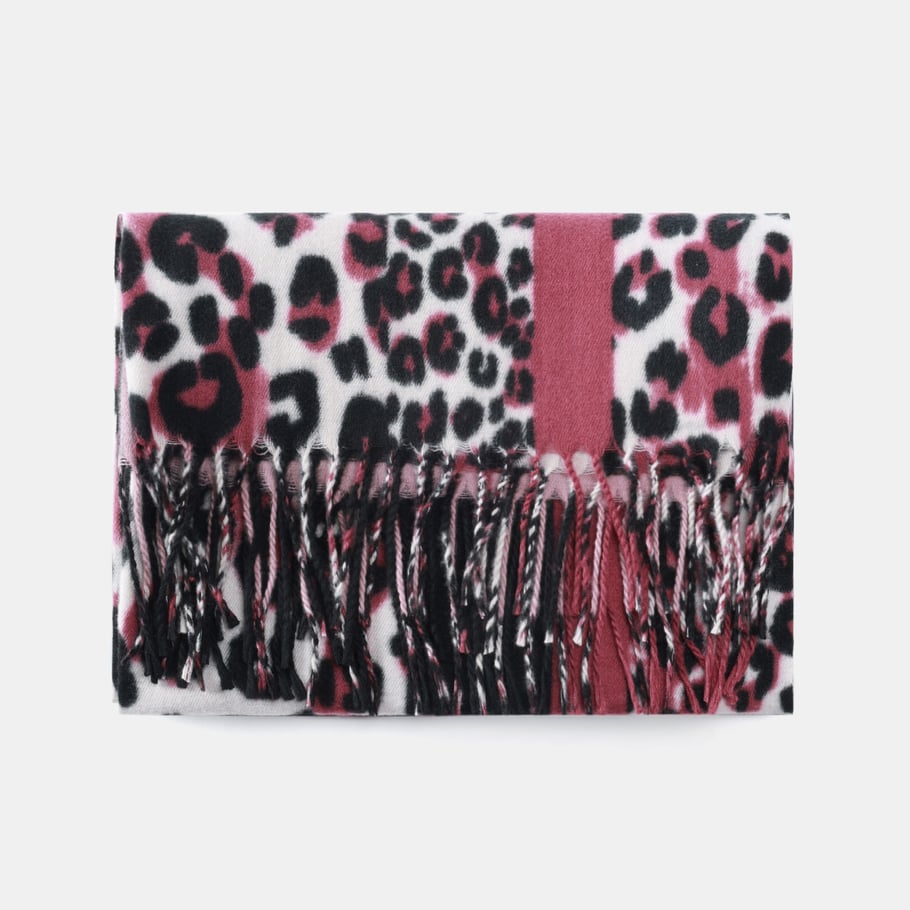 1 Piece Classic Leopard Print Rayon Women's Winter Scarves Picture4