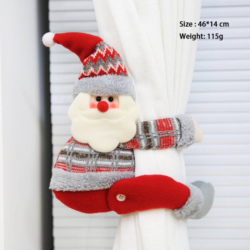 1 Piece Christmas Cartoon Doll Curtain Buckles 