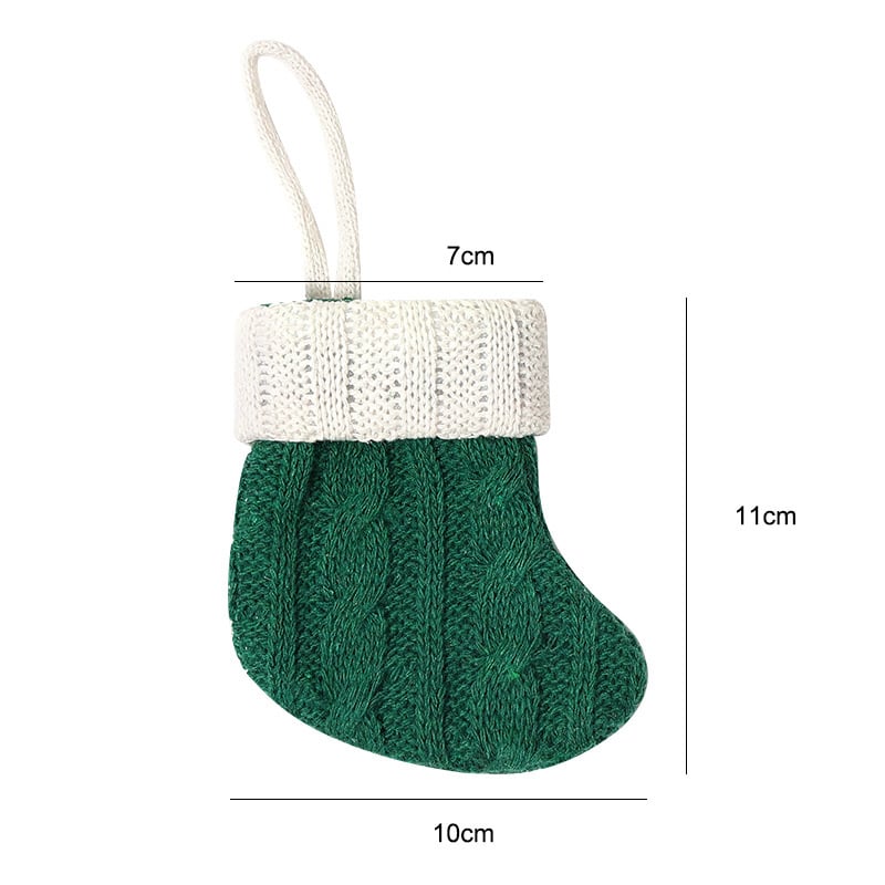 1 Piece Cute Christmas Tree Decorative Stocking 