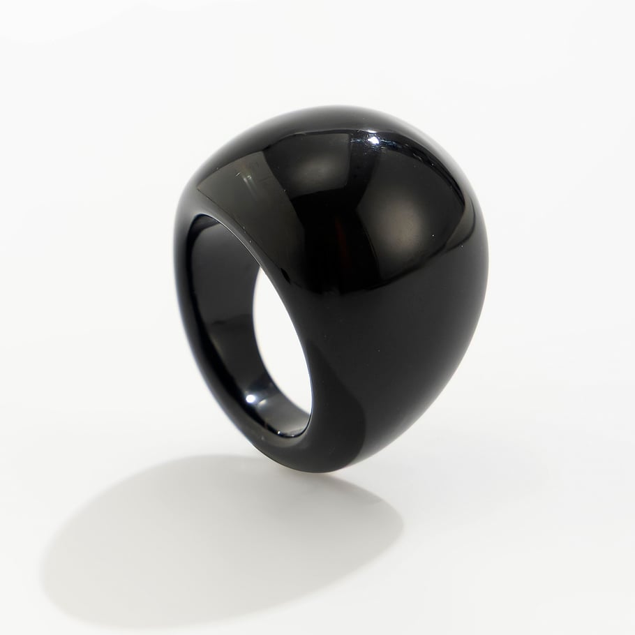1 Piece Solid Color Resin Bangle 