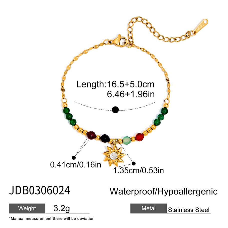 Classic Sun Stainless Steel Gold Color Women's Jewelry Sets 