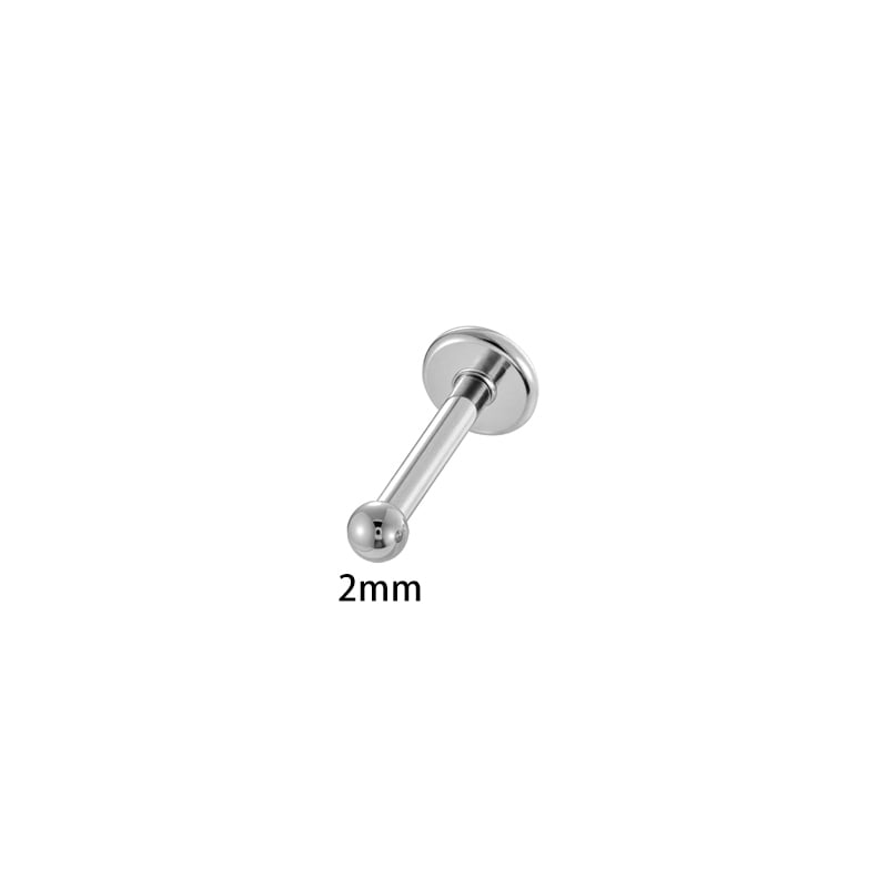 1 Adet Paslanmaz Çelik Altın Rengi Piercing Küpe Resim2
