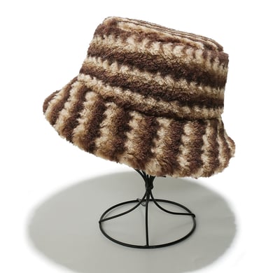 1 Piece Retro Strip Fisherman's Hat h5 Picture4