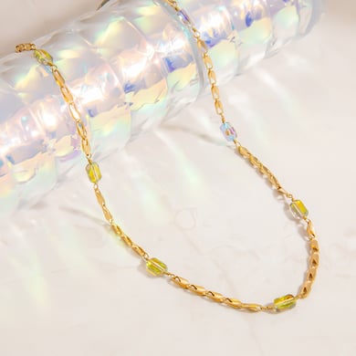 1 Piece Simple  Bohemian Irregular Shape Stainless Steel  Women's Chain Necklaces h5 Picture4