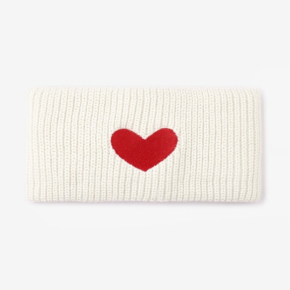 1 Stück einfache herzförmige gestrickte Wollhaarbänder für Damen