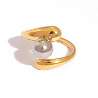 Gold color/One Size/Ring style 2 Picture2