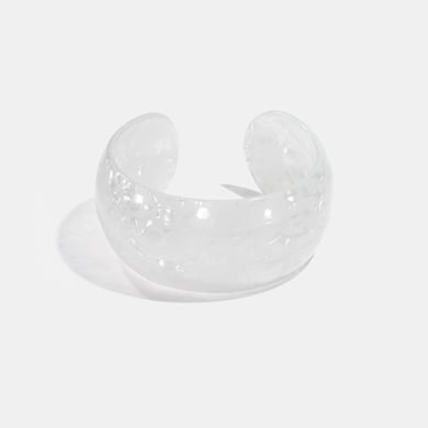 1 Stück Simple Series Casual Plaid Acryl Damen Manschettenarmbänder h5 