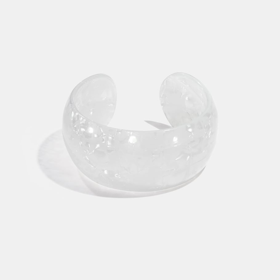 1 Stück Simple Series Casual Plaid Acryl Damen Manschettenarmbänder 