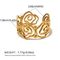 Gold color/One Size/Ring style 2 Picture2