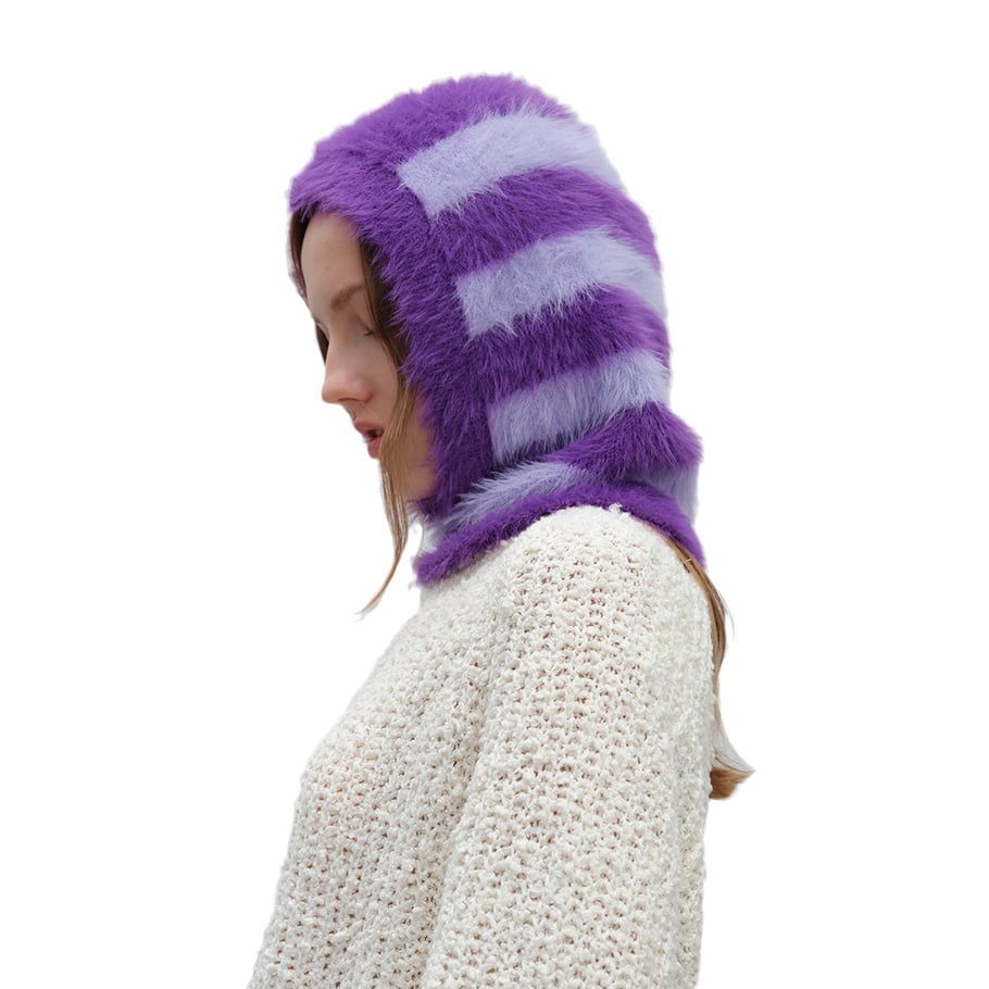 1 Piece Classic Strip Synthetic Fiber Women's Hats h5Picture5