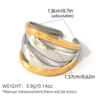 Gold and silver color/One Size Picture2
