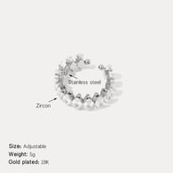silver color/戒指 Bild3