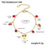 TXE182-Bracciale natalizio in oro Immagine2