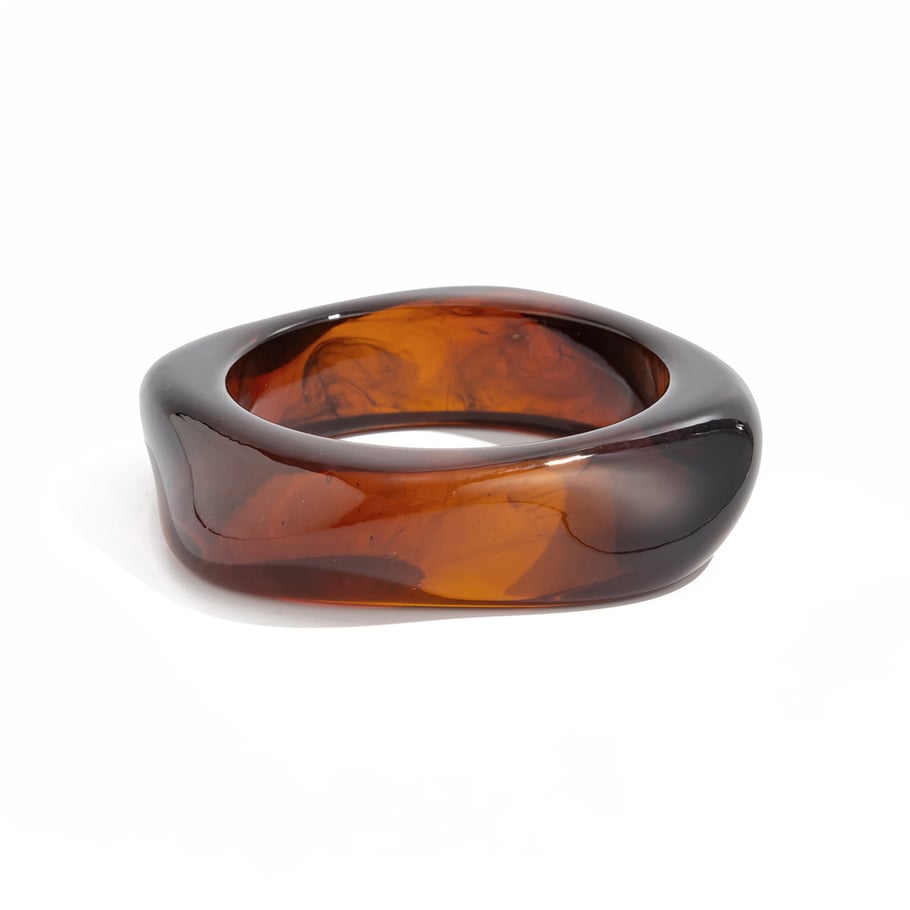 1 brazalete retro de forma irregular 