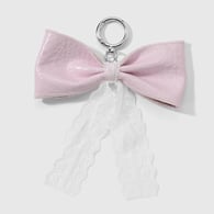 1 pink keychain 