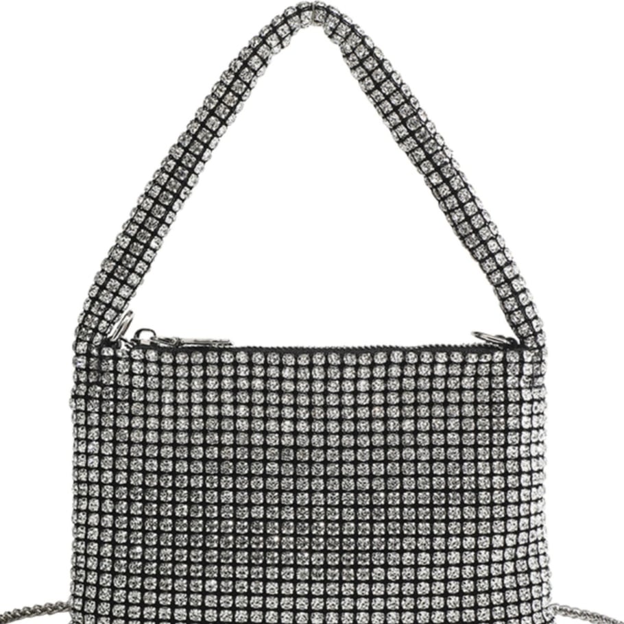 1 pieza de lujosa serie elegante color sólido PU bolsos de mano para mujer Imagen5