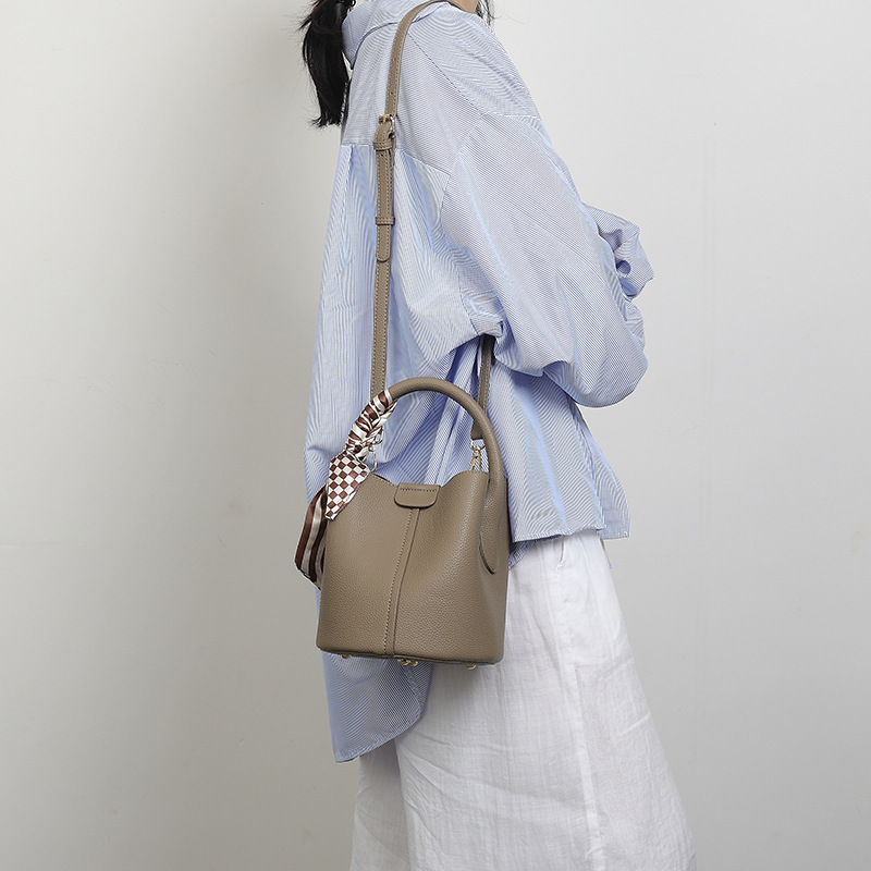 Sac seau quotidien en PU pour femme, 1 pièce Image3