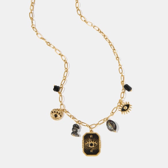 1 Piece Tarot Stainless Steel Pendant Necklace