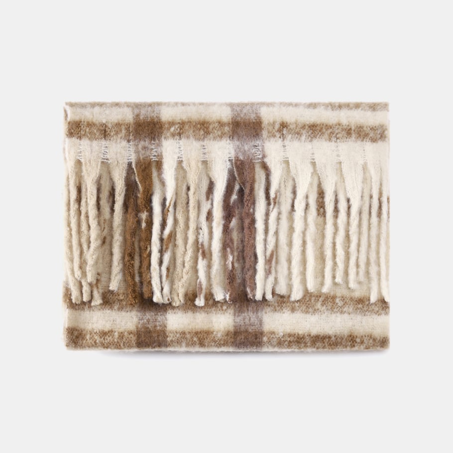 1 Piece Simple Plaid Rayon Women's Winter Scarves Picture3