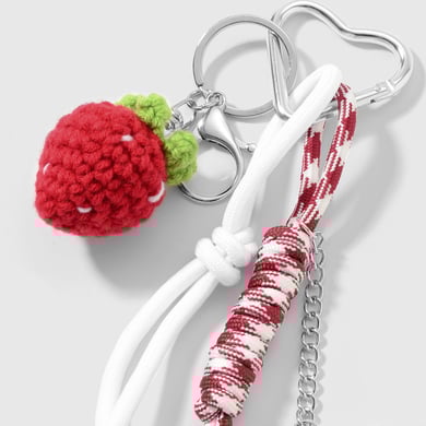 1 Piece Strawberry Bag Charm h5 Picture6