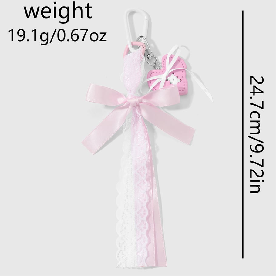 1 Piece Sweet Bow Knot Bag Charm Picture2