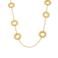 P932-Gold necklace 81+5cm 