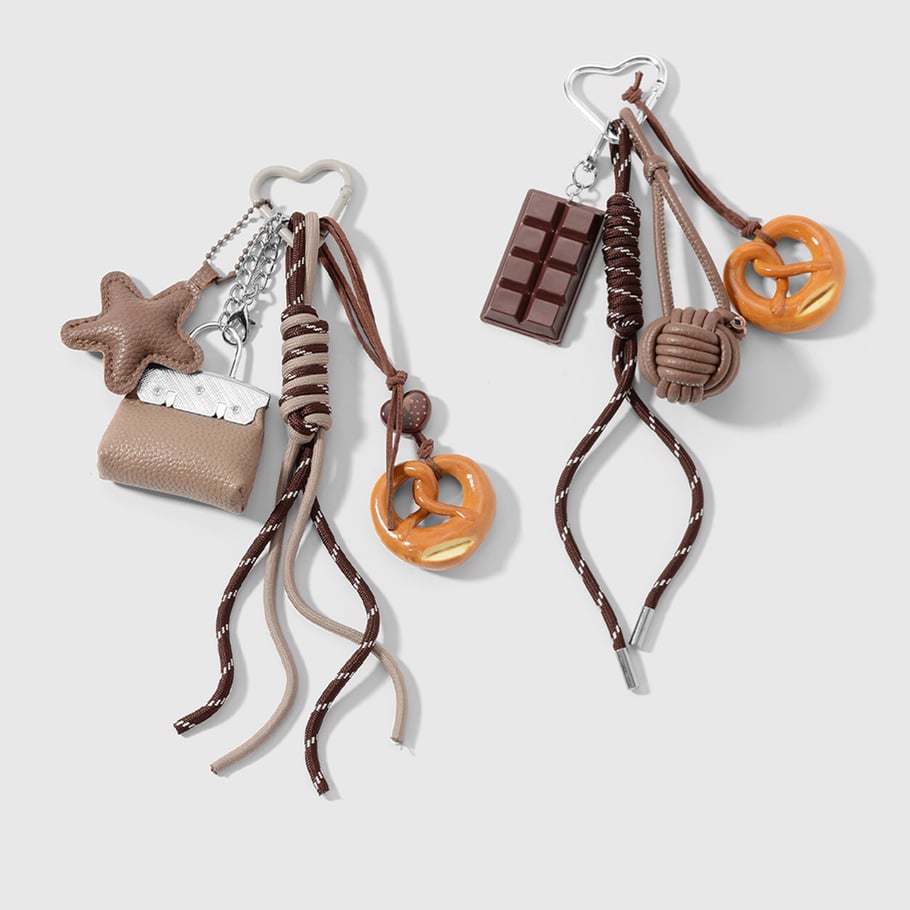 1 Piece Leather Star Chocolate Bag Charm Picture3