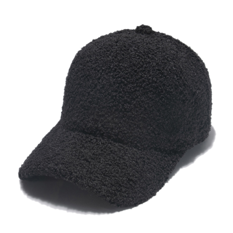 Cappello da donna in peluche semplice e tinta unita, 1 pezzo 