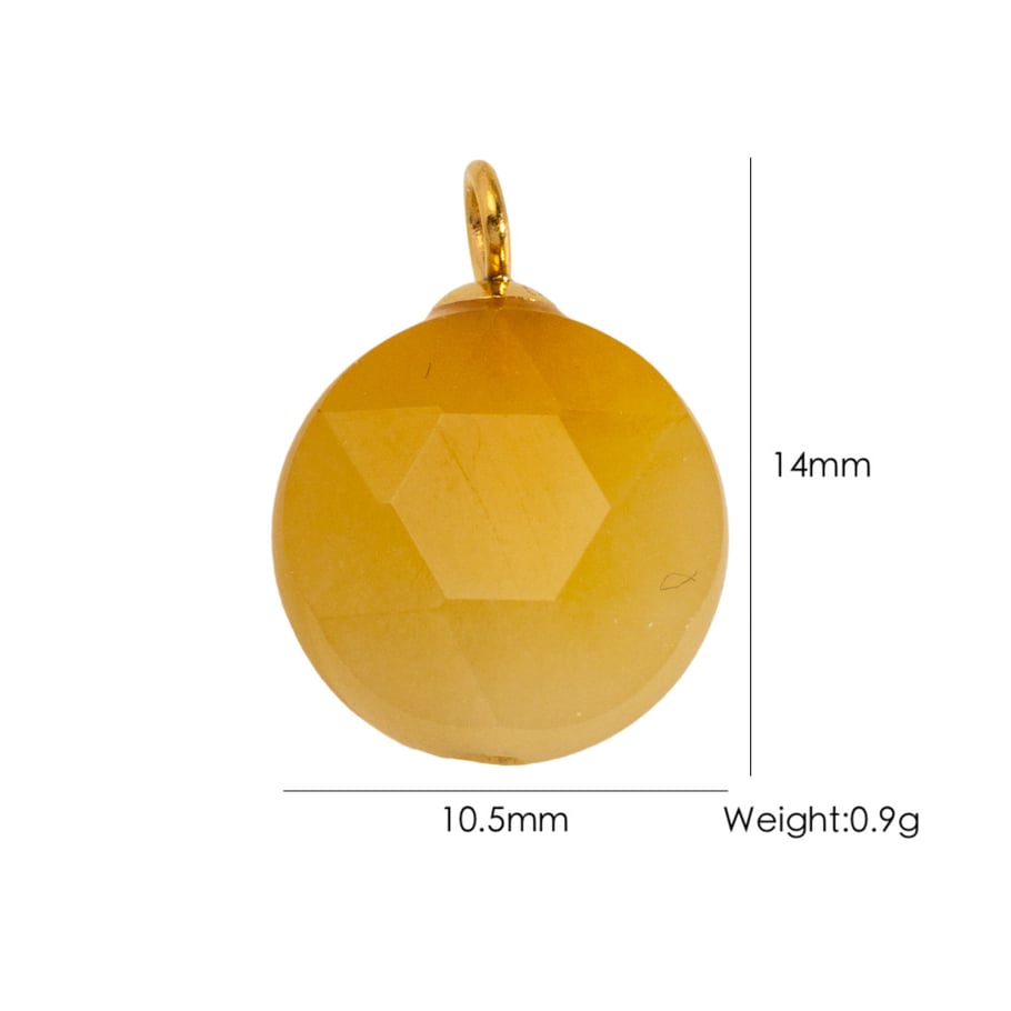 1 Piece Simple DIY Casual Irregular Shape Natural Stones Women's Pendants
