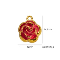 YTP2508017-RRD-Double-sided oil-drip rose Picture15