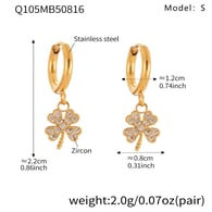 Q105-Gold Earrings-S Picture2