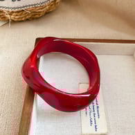Armband - Rood - Gedraaid Afbeelding12