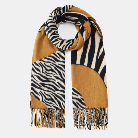 1 Piece Retro Leopard Print Rayon Women's Winter Scarves 2