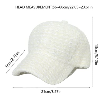 Cappello da donna semplice, tinta unita, 1 pezzo h5 Immagine2
