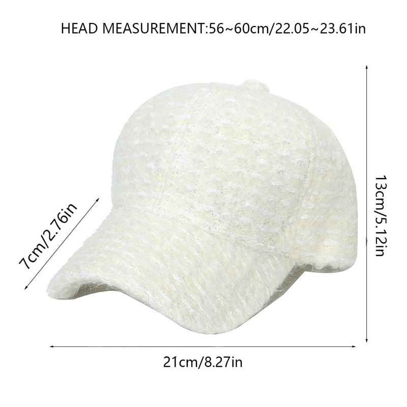Cappello da donna semplice, tinta unita, 1 pezzo Immagine2