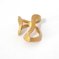 Gold color/One size/Ring style 2 Immagine2