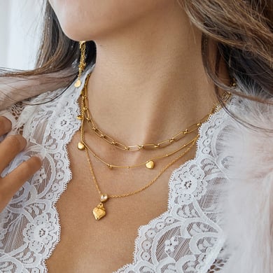 1 Stück süße Tropfen Erdbeere Edelstahl Gold Farbe Damen Anhänger Halsketten h5 Bild3