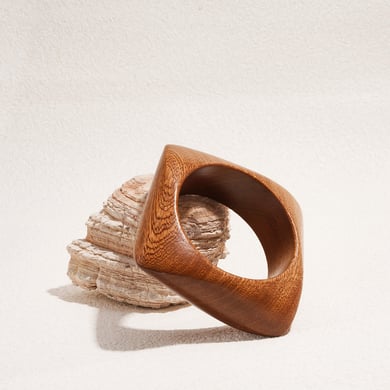 1 Piece Wood Statement Bangle h5 Picture6