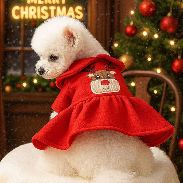 1 Piece Cute Christmas Pet Christmas Hoodie