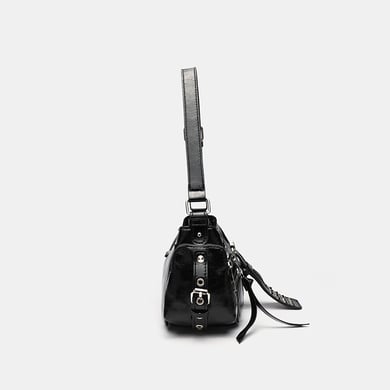 Bolso de hombro de PU con remaches punk de lujo para mujer, 1 pieza h5 Imagen4