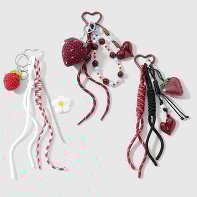 1 Piece Strawberry Bag Charm h5 Picture3