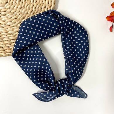 1 stuk klassieke linnen damesbandana met stippen h5 Afbeelding5