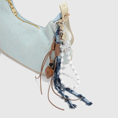 1 Piece Heart Beads Chain Bag Charm h5 Picture4