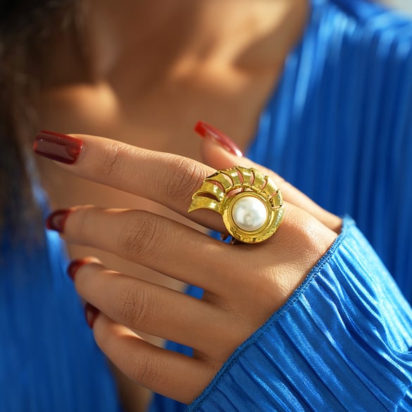 1 Piece Simple Series Natural Animal Turtle Stainless Steel Statement Rings 2