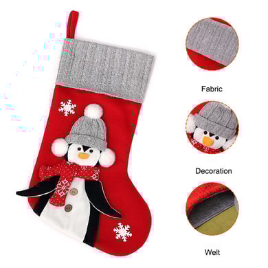 1 Piece Cute Christmas Decorative Stocking h5 Picture3