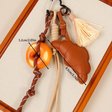 1 Piece Simple Series Cute Food PU Women's Bag Charms h5 Picture2